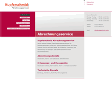 Tablet Screenshot of kupferschmid-vs.de